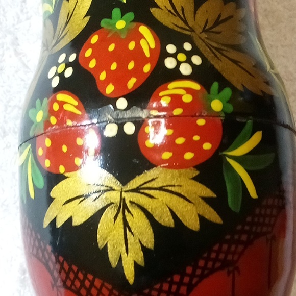 Set of 5(five) Cepzueb Nocag wooden nesting figurines - Picture 11 of 12